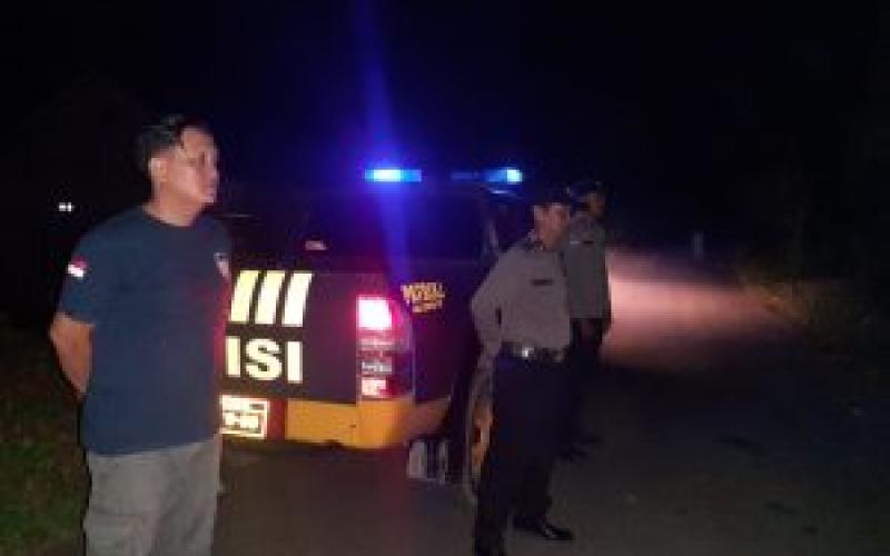 Polsek Kotapadang Gelar Patroli Hingga Dini Hari