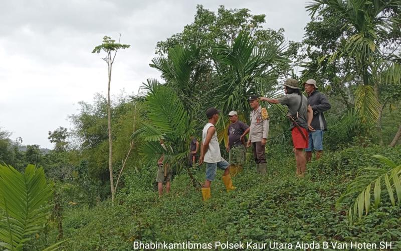 Bhabinkamtibmas Polsek Kaur Utara Gelar Problem Solving Warga Terkait Sengketa Tanah