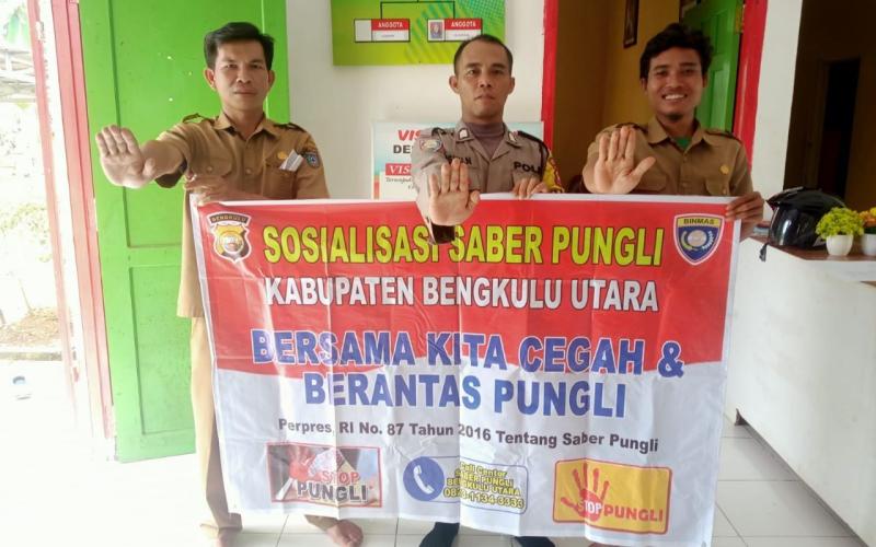 Stop Pungli, Polsek Giri Mulya Melaksanakan Soialisasi di Desa Suka Mulya
