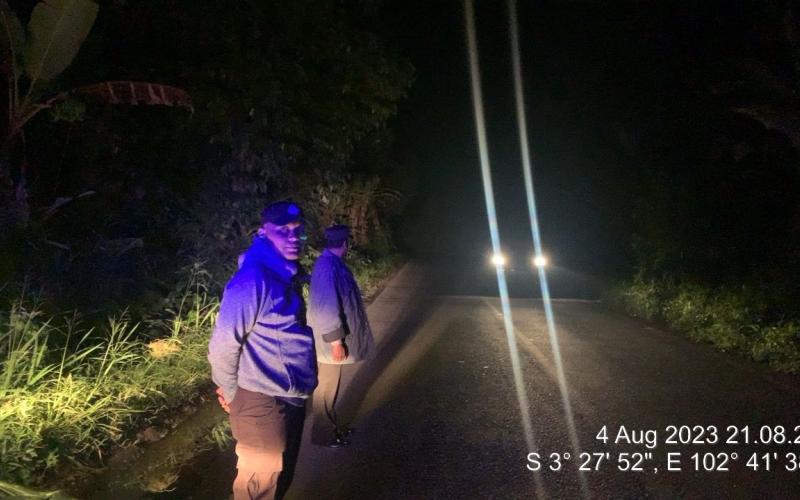 Polsek Sindang Kelingi Tingkatkan Patroli Jalur Lintas Menuju PUT