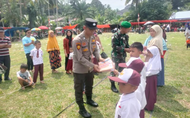Sinergitas Tni-Polri, Polsek Talo dan TNI Koramil 425-02 Talo Gelar Perlombaan Perayaan HUT RI ke 78 