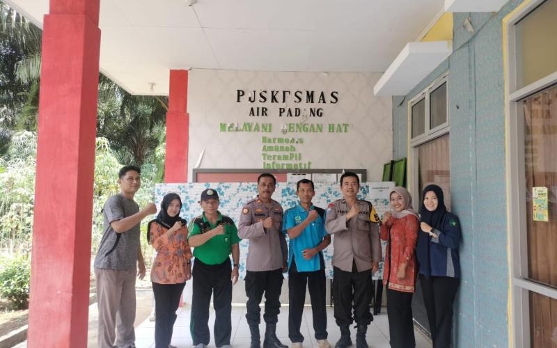 Dukung Percepatan Penurunan Stunting, Kolsek Lais Sambangi Puskesmas Air Padang