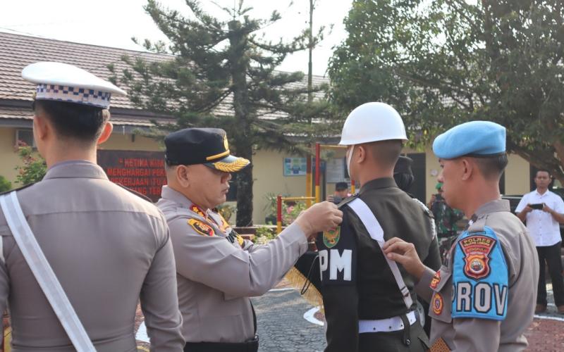 Polres Rejang Lebong Apel Gelar Pasukan Operasi Zebra Nala 2023