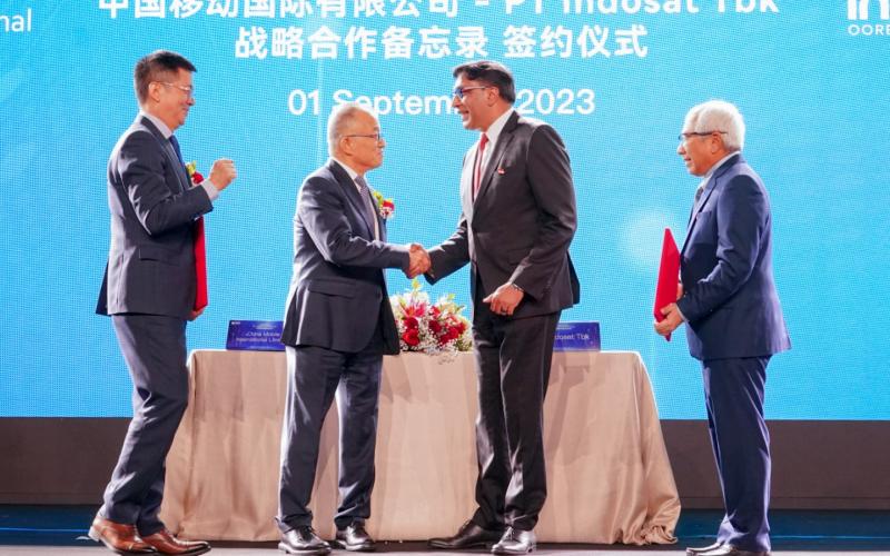 Indosat Ooredoo Hutchison dan China Mobile International Umumkan Kemitraan Strategis Percepatan Inovasi 