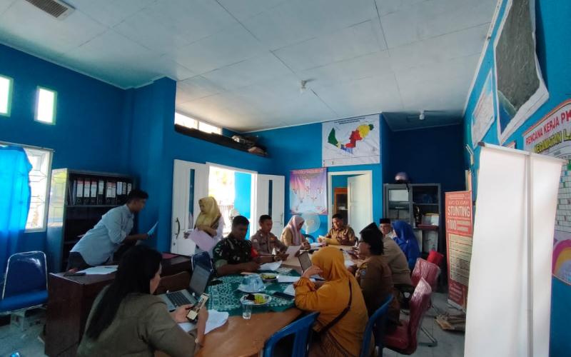 Dukung Percepatan Penurunan Stunting, Polsek Lais Hadiri Lokakarya Mini di Desa Pal Tiga 