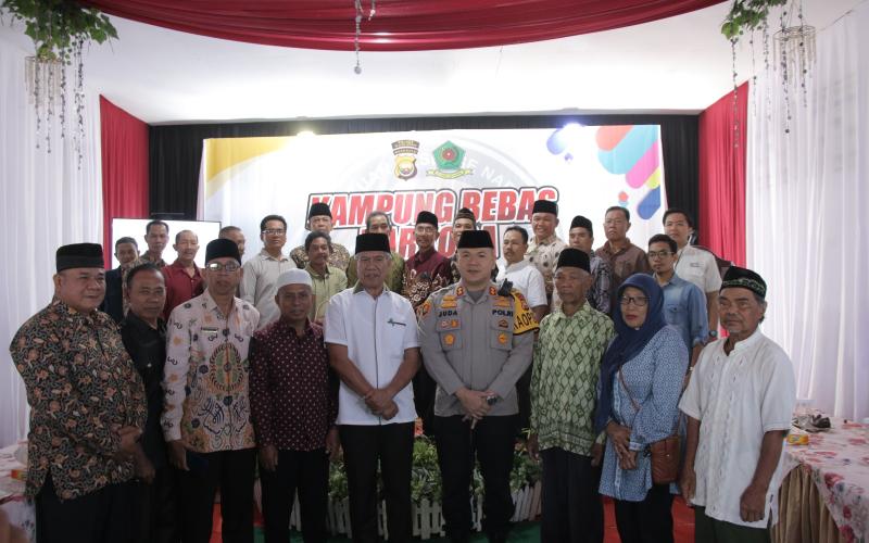 Polres Rejang Lebong Launching Kampung Bebas Narkoba