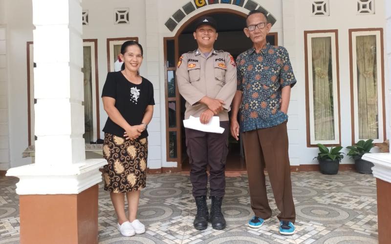 Polsek Giri Mulya Lakukan Pengamanan Ibadah Minggu di Gereja