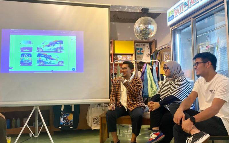 JNE Kolaborasi dengan Tab Spa dan Grammars, Tampilkan Hasil Karya Seniman Disabilitas