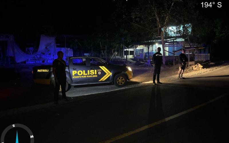 Cegah Kejahatan, Polres Rejang Lebong Tingkatkan Patroli Rutin