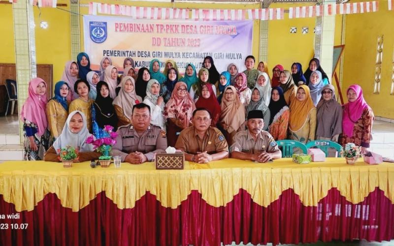 Polsek Giri Mulya Hadiri Pelatihan Bimtek PKK di Desa Giri Mulya