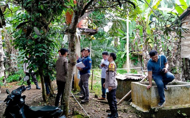 Polsek Lais Laksanakan Pengamanan Pemeriksaan Setempat Oleh Majelis Hakim PA Arga Makmur