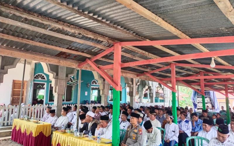 Polsek Giri Mulya Hadiri Tablik Akbar dan Pelantikan Kepengurusan MUI