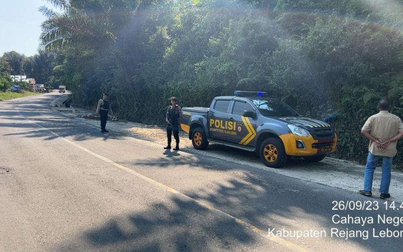 Cegah Tindak Pidana 3C, Polres Rejang Lebong Patroli dan Jaga 6 Titik Rawan