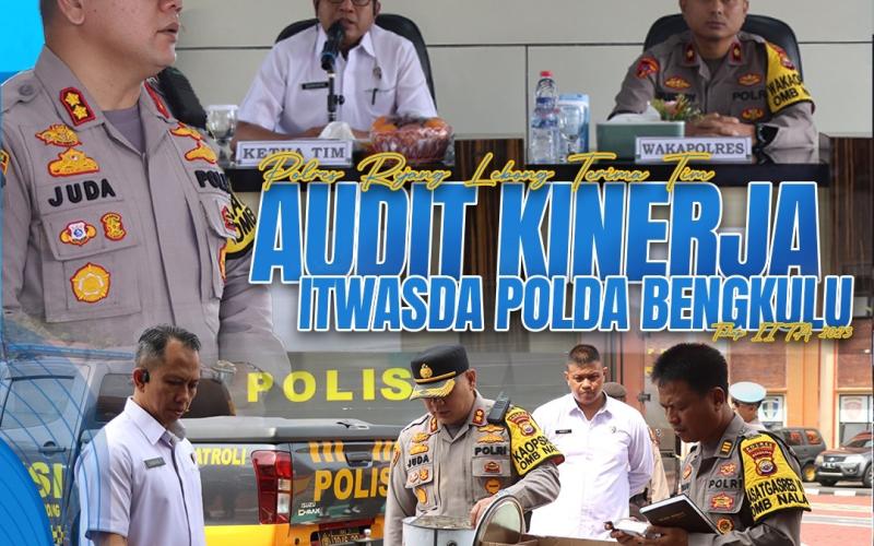 Itwasda Polda Bengkulu Laksanakan Audit Kinerja Tahap II di Polres Rejang Lebong