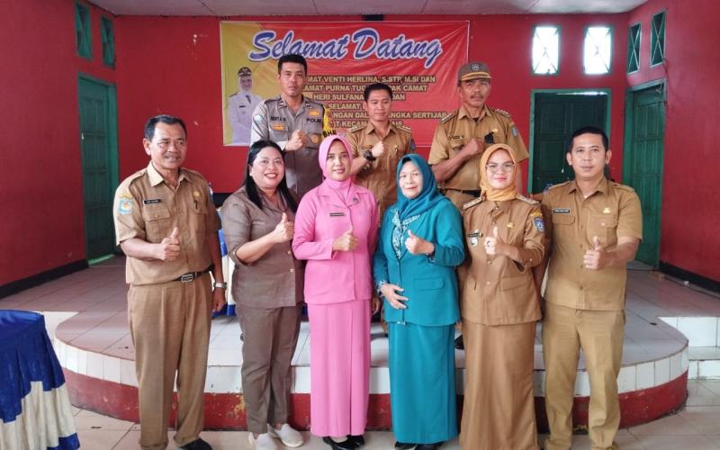 Polsek Lais Hadiri Serah Terima dan Pisah Sambut Camat Lais