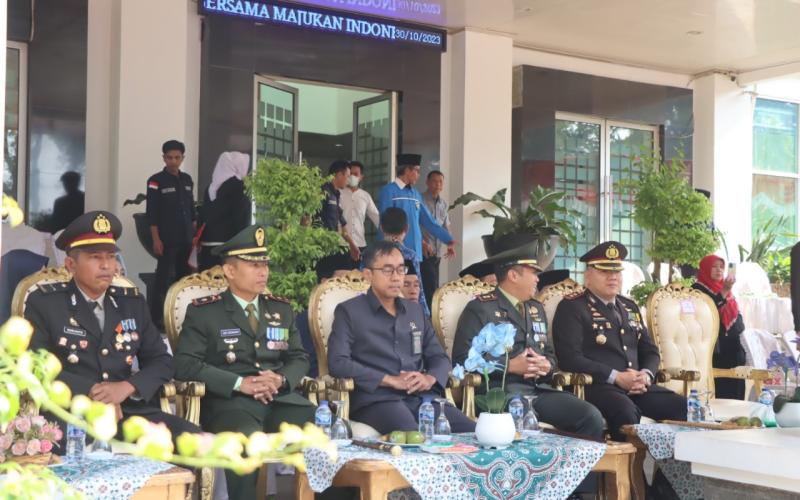 Wujud Sinergi, Kapolres Rejang Lebong Hadiri Upacara Sumpah Pemuda