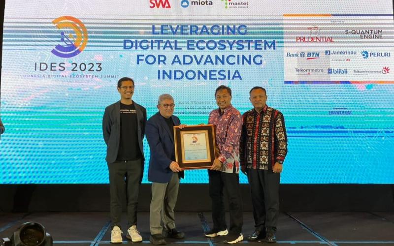 JNE Raih Penghargaan Inovasi Digital dari Indonesia Digital Ecosystem Summit 2023