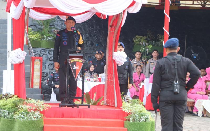 Kapolda Bengkulu Pimpin Upacara Peringatan HUT Brimob ke -78