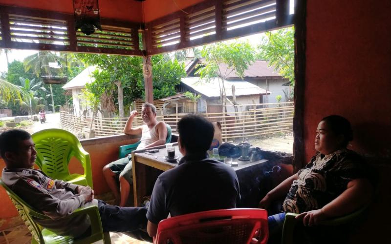 Bhbainkamtibmas Polsek Kaur Tengah, Binluh Kamtibmas kepada Warga Desa Talang Padang