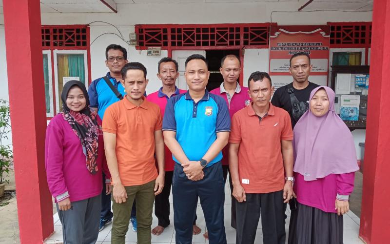 Jelang pemilu 2024, Kapolsek Giri Mulya lakukan Cooling System sambangi Desa Suka Makmur