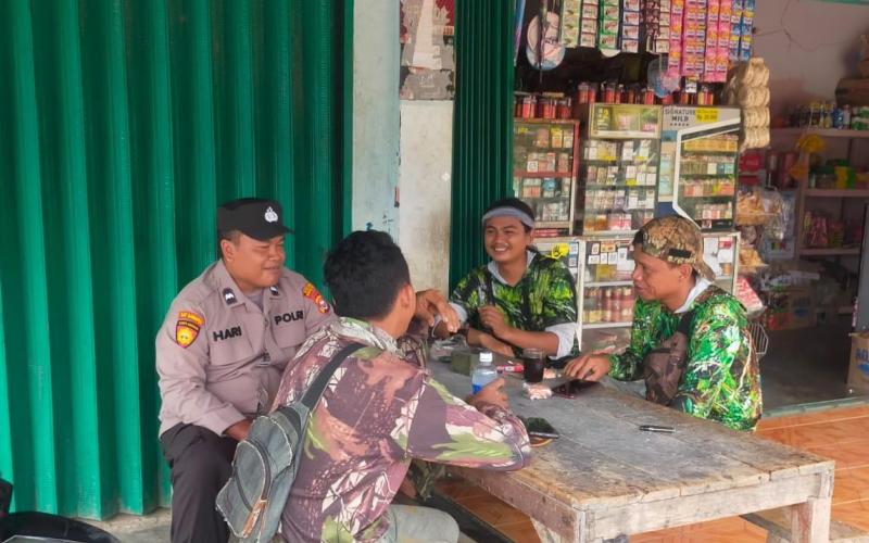 Polsek Giri Mulya Melakukan Patroli Dialogis Di Desa Wonoharjo