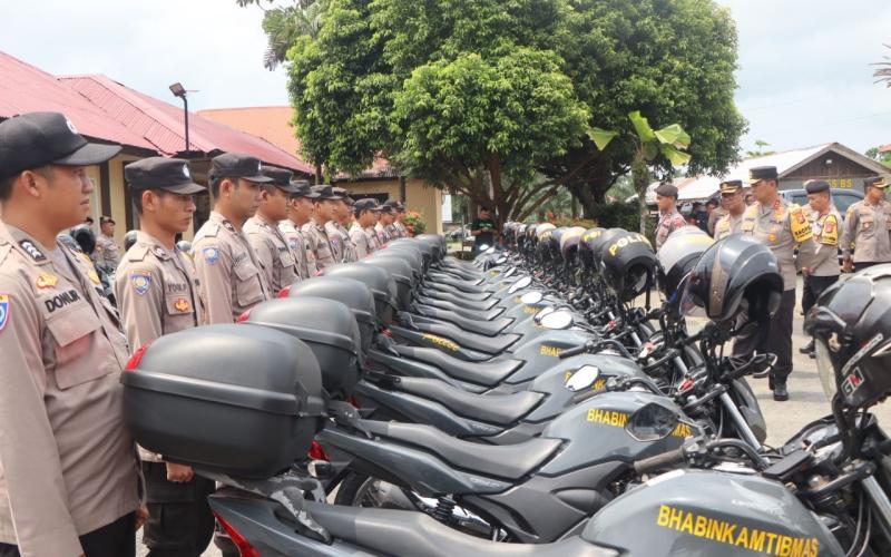 Kapolda Bengkulu Cek Pelaksanaan Ops Mantap Brata di Polres Bengkulu Selatan