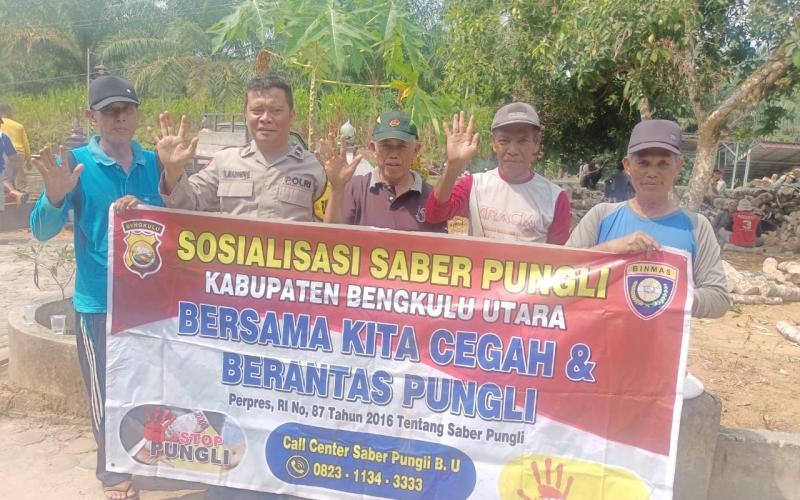 Antisipasi Pungli Bhabinkamtibmas Polsek Giri Mulya Gencar Melaksanakan Soialisasi