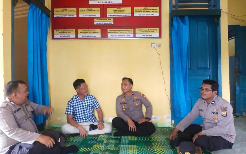 Kapolsek Giri Mulya Lakukan Patroli Dialogis Cooling System Jelang Pemilu 2024