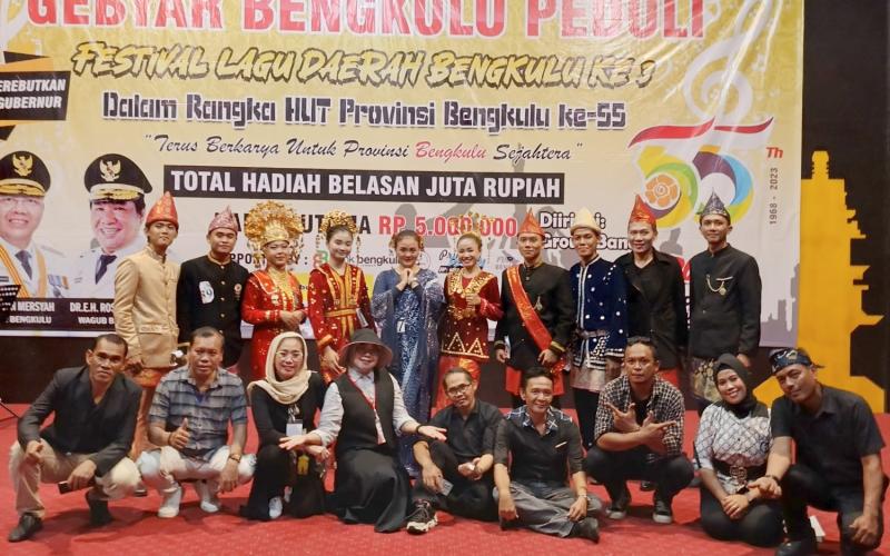 Bengkulu Peduli Gelar Festival Lagu Daerah Ke-3, Lestarikan Budaya Daerah