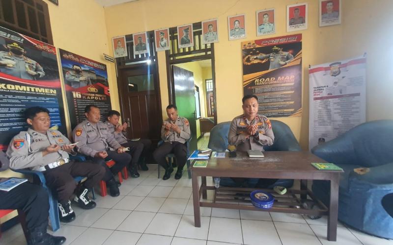 Kapolsek Giri Mulya Pimpin Kegiatan Binrohtal di Mako Polsek Giri Mulya