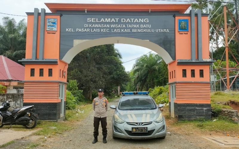 Libur Natal, Polsek Lais Monitoring Objek Wisata Tapak Batu
