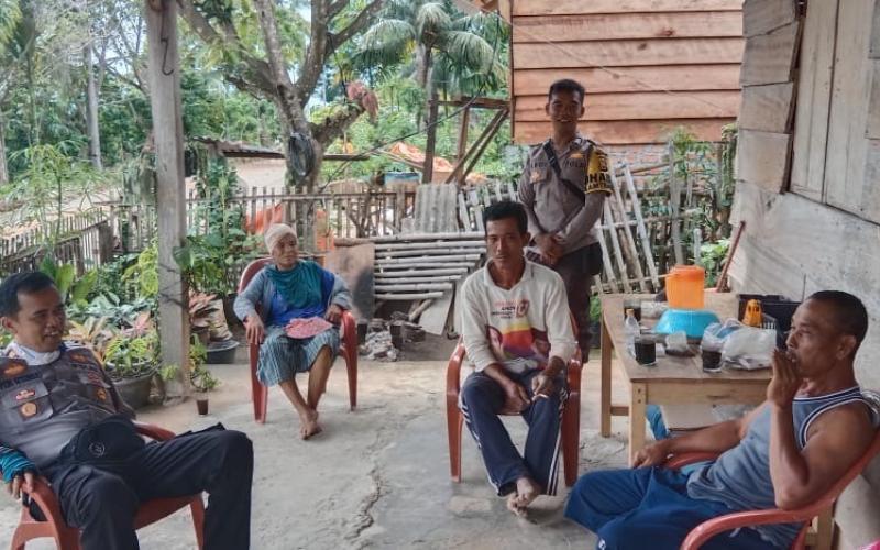 Jelang Pemilu 2024, Bhabinkamtibmas Sambang Silahturahmi Bersama Masyarakat Desa Suka Jaya 