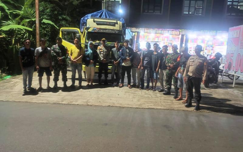 Dikawal Personel Gabungan, Logistik Pemilu Digeser Dari Gudang PPK Lais Ke Gudang Logistik KPU 