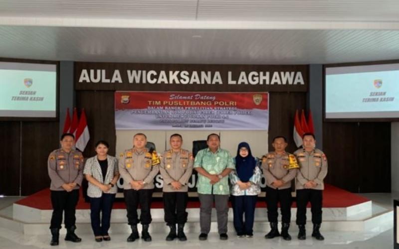 Puslitbang Polri Gelar Penelitian Strategi Pengembangan SDM Polisi Siber di Polres Rejang Lebong