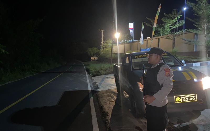 Patroli di jalur Curup – Lubuklinggau, Upaya Polsek PUT Berikan Rasa Aman Kepada Pengguna Jalan