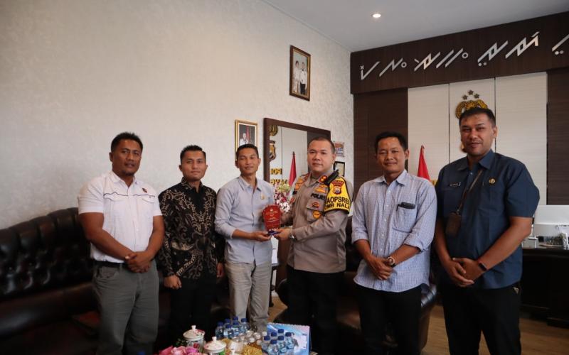 Kapolres Rejang Lebong Sambang Silahturahmi dan Koordinasi di KPU Rejang Lebong