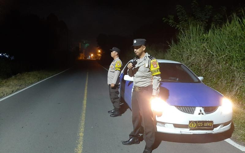Tekan Kriminalitas, Polsek Curup Gelar Patroli Rutin Di Wilayah Hukumnya