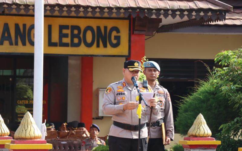 Kapolres Rejang Lebong Pimpin Apel Pasukan Operasi Ketupat Nala-2024 
