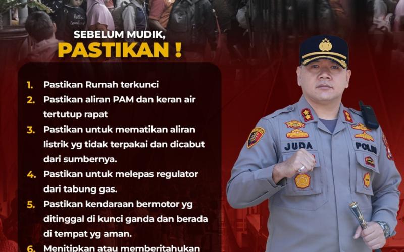 Ciptakan Kamtibmas Kondusif di Hari Raya Idul Fitri 1445 H, Kapolres Rejang Lebong Sampaikan Imbauan Ini 