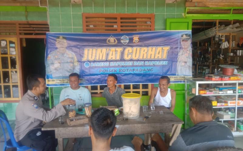 Polse Kotapadang Jumat Curhat di Desa Durian Mas