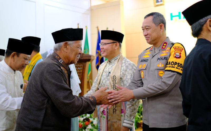Jalin Silaturahmi dan Perkuat Sinergitas, Kapolda Bengkulu Halal Bihalal Dengan Masyarakat Melayu Provinsi Bengkulu