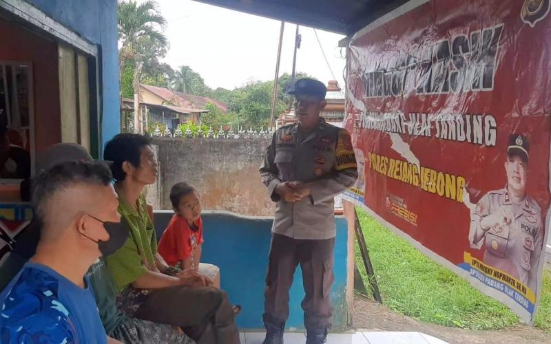 Minggu Kasih, Polse Padang Ulak Tanding Sampaikan Pesan-Pesan Kamtibmas 