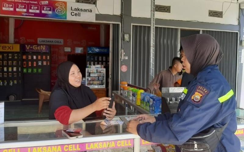 Jalin Komunikasi Bersama Warga Binaan, Bhabinkamtibmas Sampaikan Imbauan Kamtibmas 
