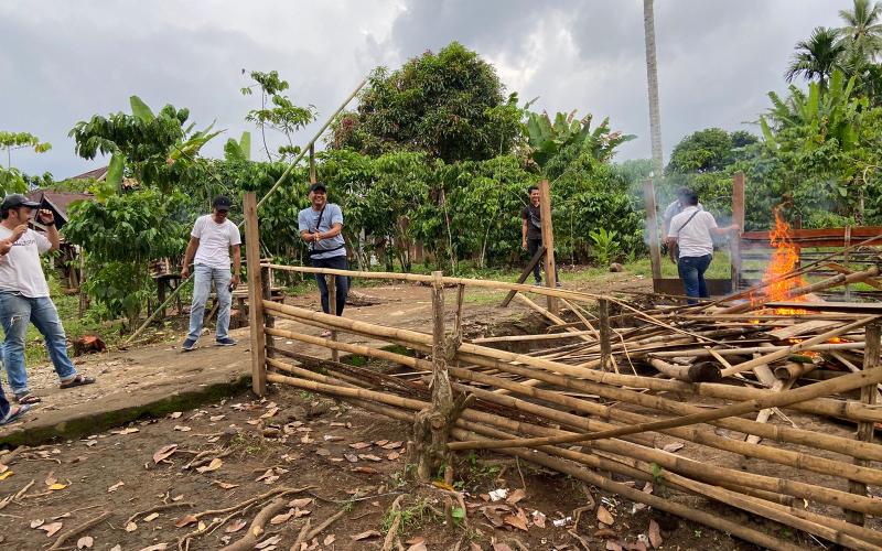 Tempat Judi Sabung Ayam di Rejang Lebong Dimusnahkan Polisi
