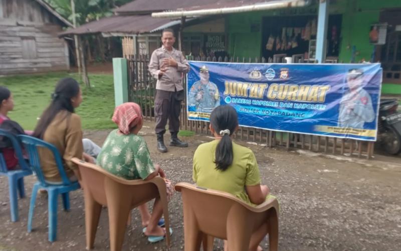 Gelar Jumat Curhat, Polsek Kotapadang Dengarkan Aspirasi Warga Desa Lubuk Mumpo 