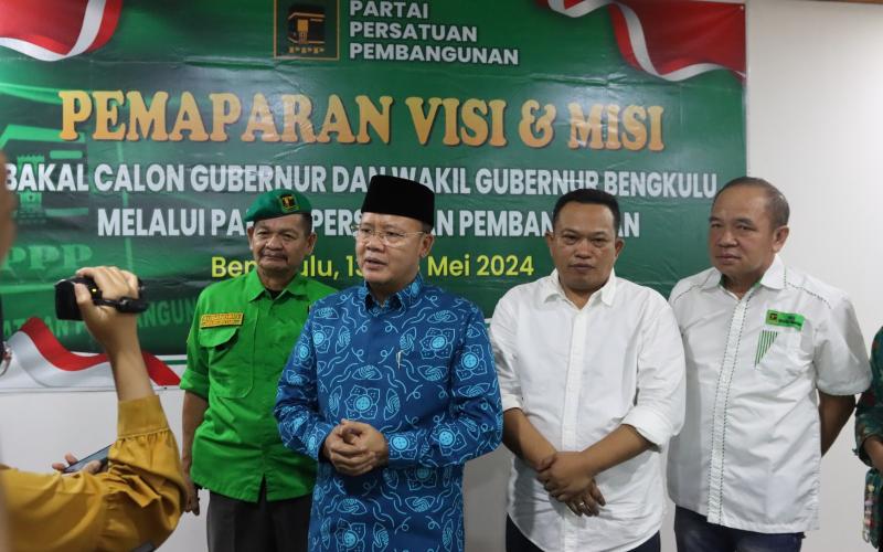 Siap Maju Pilgub Bengkulu 2024, Rohidin Mersyah Paparkan Visi-Misi di PPP