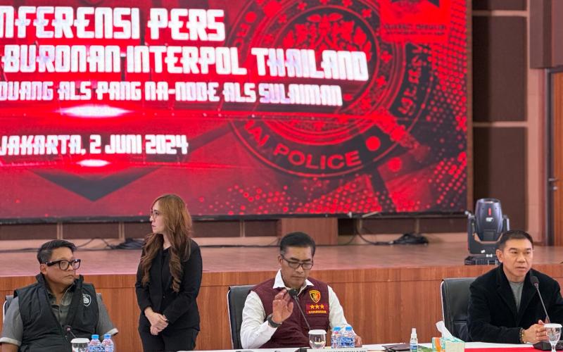 Polri Tangkap Buronan Thailand Paling Dicari