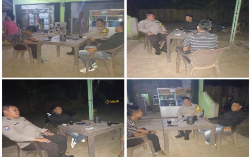 Cegah Gangguan 3C, Personel Polsek Muara Bangkahulu Patroli Dialogis Bersama Warga 