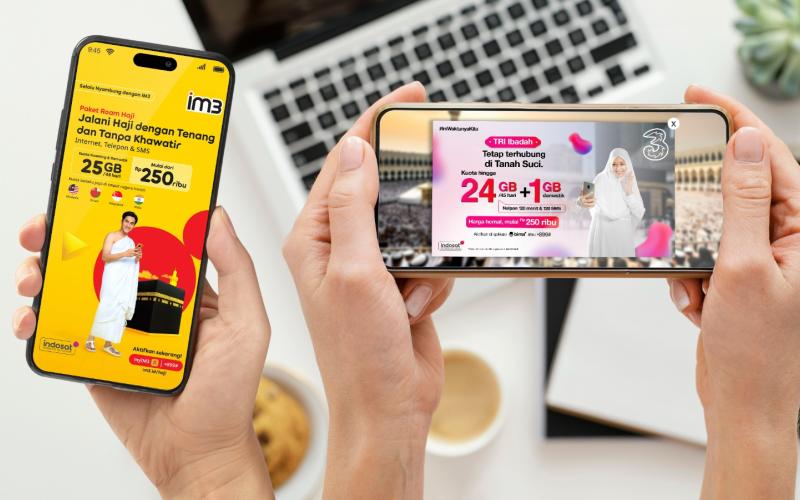 Ibadah Haji dan Umrah Lebih Nyaman dengan Paket Khusus dari Indosat Ooredoo Hutchison