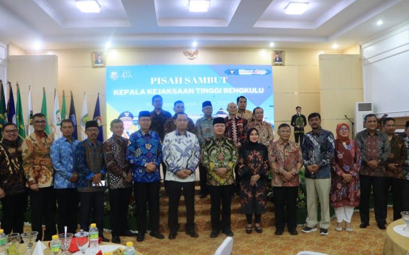 Kapolda Bengkulu Hadiri Acara Pisah Sambut Kajati Bengkulu